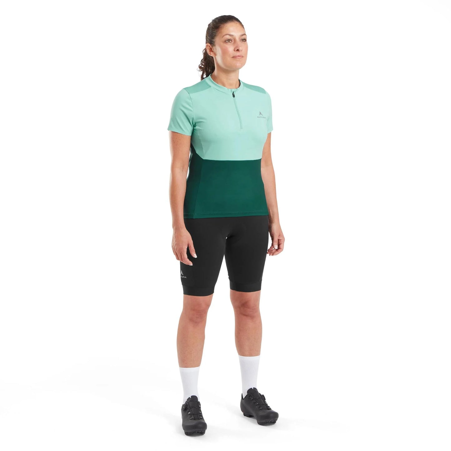 ALTURA AIRSTREAM WOMEN'S SHORT SLEEVE CYCLING JERSEY FOREST GREEN