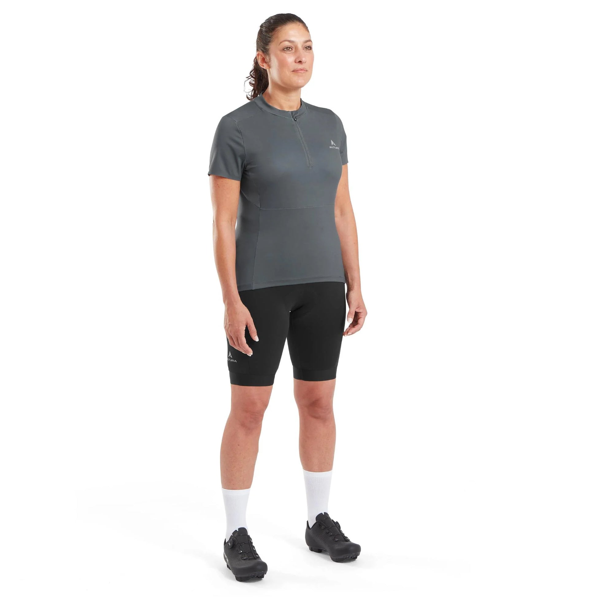 ALTURA AIRSTREAM WOMEN'S SHORT SLEEVE CYCLING JERSEY SLATE GREY