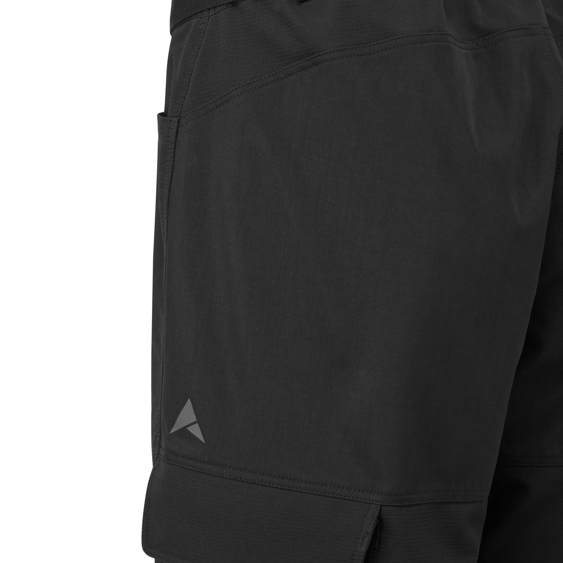 ALTURA ESKER CARGO BAGGY SHORTS + LINER BLACK