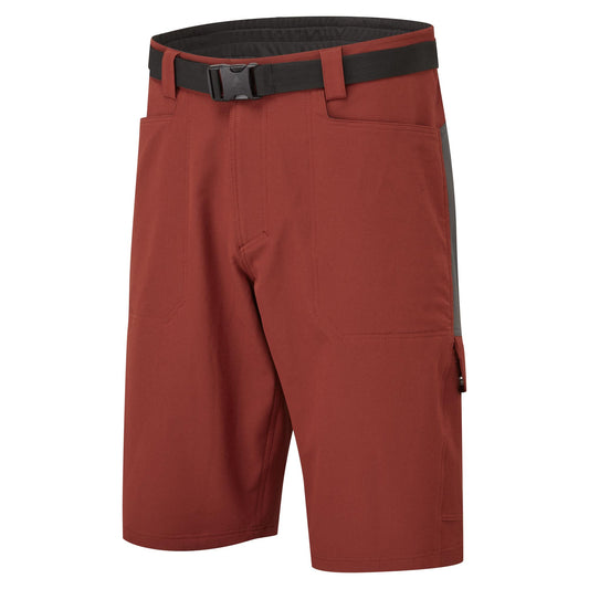 ALTURA ESKER CARGO BAGGY SHORTS + LINER BRICK RED