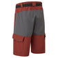 ALTURA ESKER CARGO BAGGY SHORTS + LINER BRICK RED