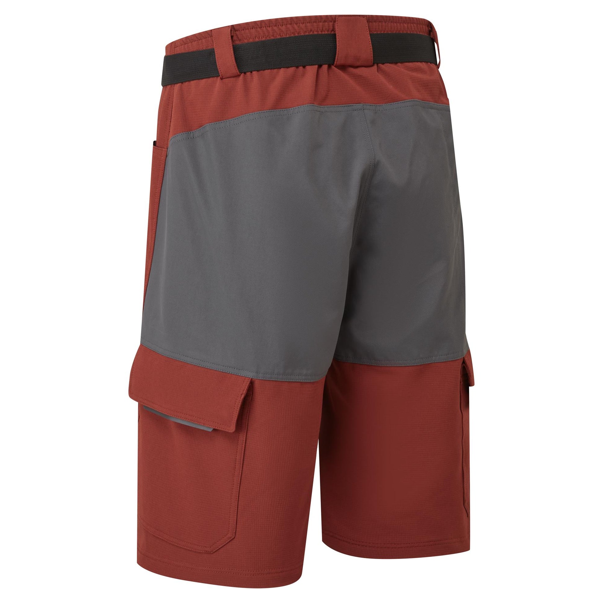 ALTURA ESKER CARGO BAGGY SHORTS + LINER BRICK RED