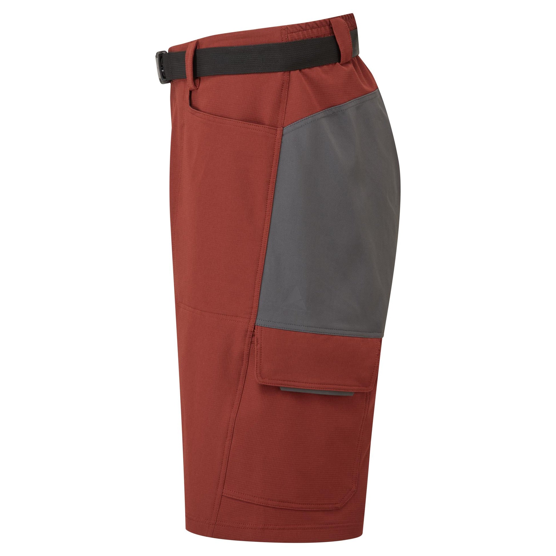 ALTURA ESKER CARGO BAGGY SHORTS + LINER BRICK RED