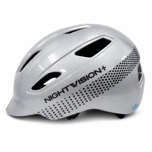 ALTURA NIGHTVISION PLUS CYCLING HELMET GLOSS SILVER REFLECTIVE