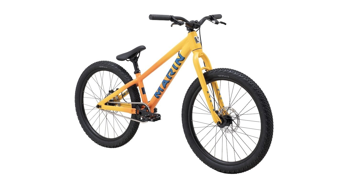 MARIN ALCATRAZ 24" DIRT JUMP HARDTAIL MTB BIKE 2025 YELLOW FADE