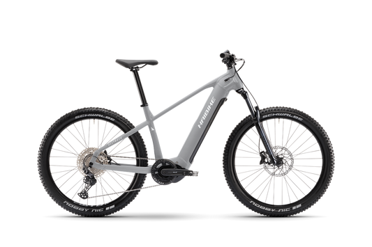HAIBIKE ALLTRACK 7 HARDTAIL eMTB BIKE 2025 GLOSS URBAN GREY/WHITE