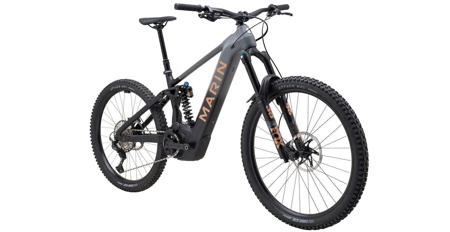 MARIN ALPINE TRAIL E2 BOSCH FULL SUSPENSION eMTB BIKE 2025 CHARCOAL/BLACK