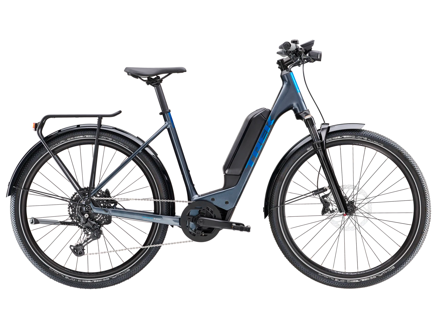TREK ALLANT+ 6 LOWSTEP 400WH ELECTRIC HYBRID BIKE 2025 GALACTIC GREY