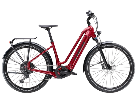 TREK ALLANT+ 7 LOWSTEP GEN 2 ELECTRIC HYBRID BIKE 2025 CRIMSON