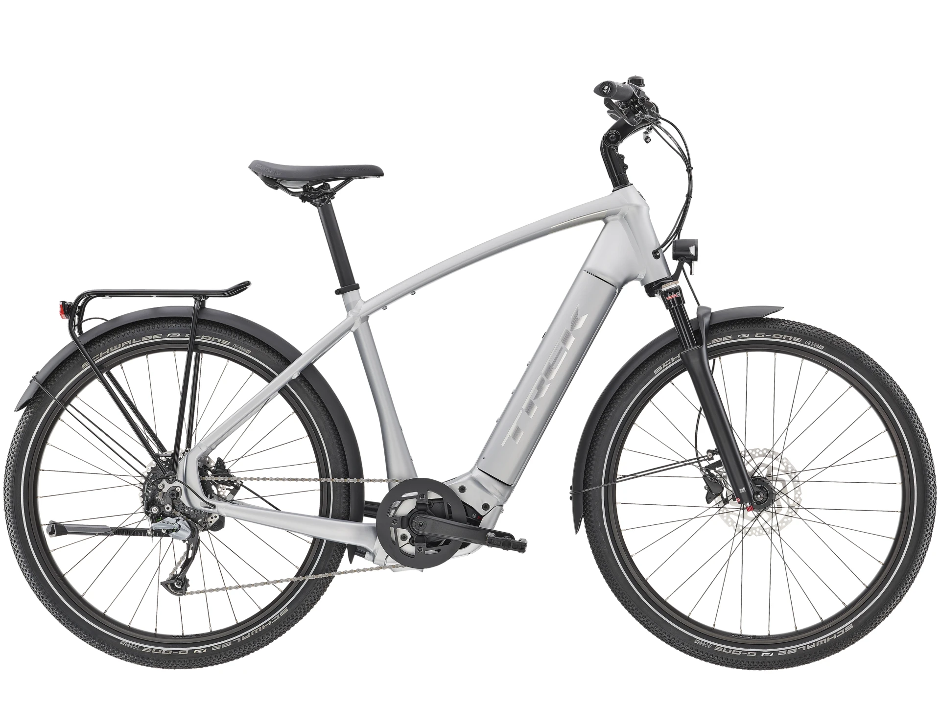 TREK ALLANT+ 7 ELECTRIC HYBRID BIKE 2022 - MATTE QUICKSILVER