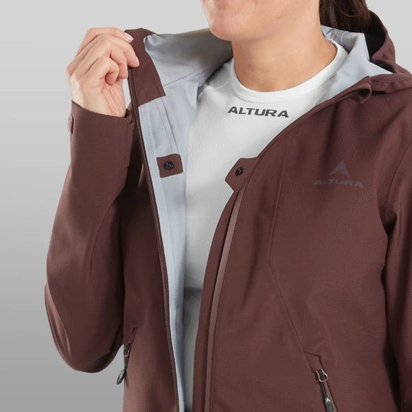 ALTURA ESKER WOMEN'S WATERPROOF JACKET BURGUNDY