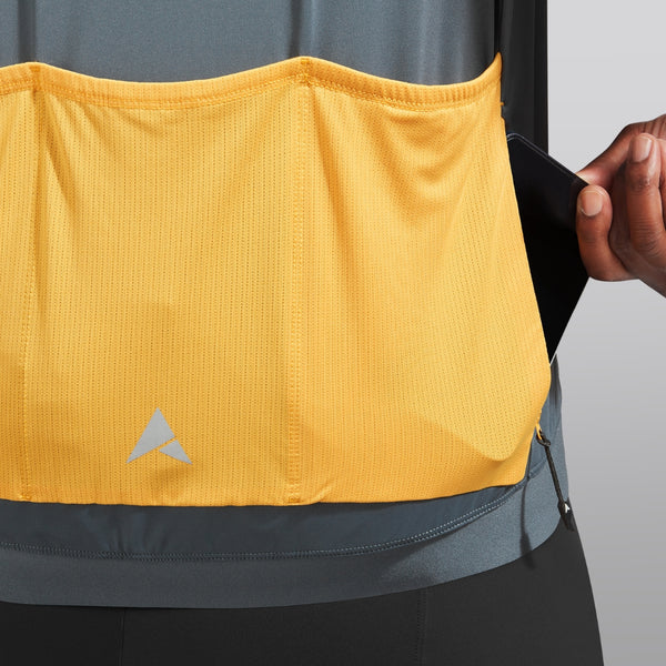 ALTURA AIRSTREAM MEN'S SHORT SLEEVE CYCLING JERSEY SLATE GREY