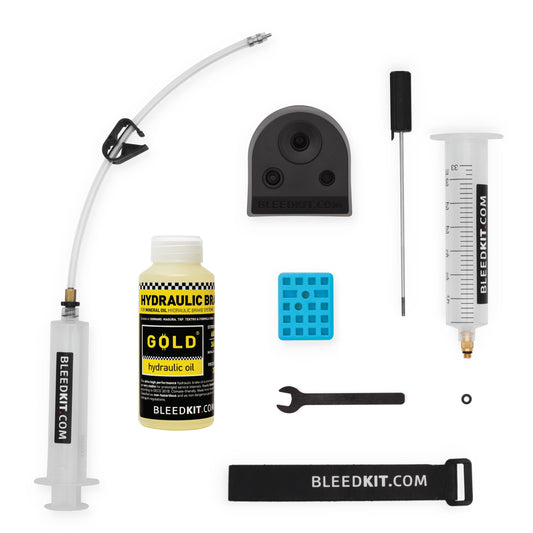 BLEEDKIT PREMIUM KIT + BRAKE FLUID GOLD FOR SHIMANO 2012+ BRAKES