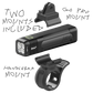 KNOG BLINDER 1000 FRONT BIKE LIGHT