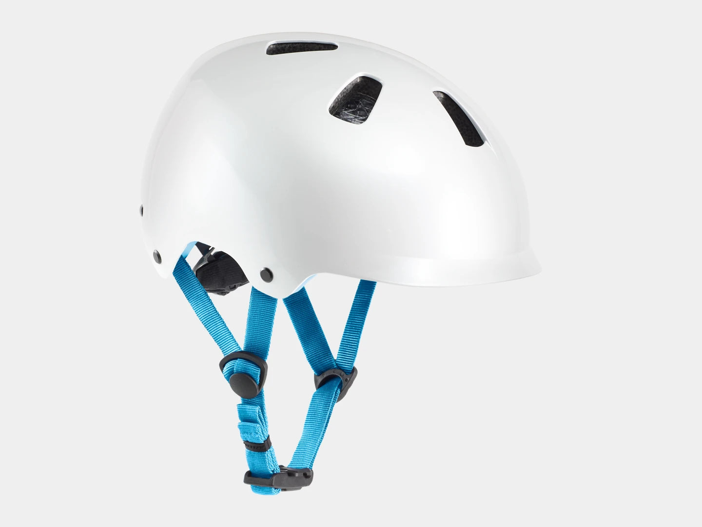 BONTRAGER JET WAVECEL UNI-SIZE KID'S HELMET WHITE/AZURE