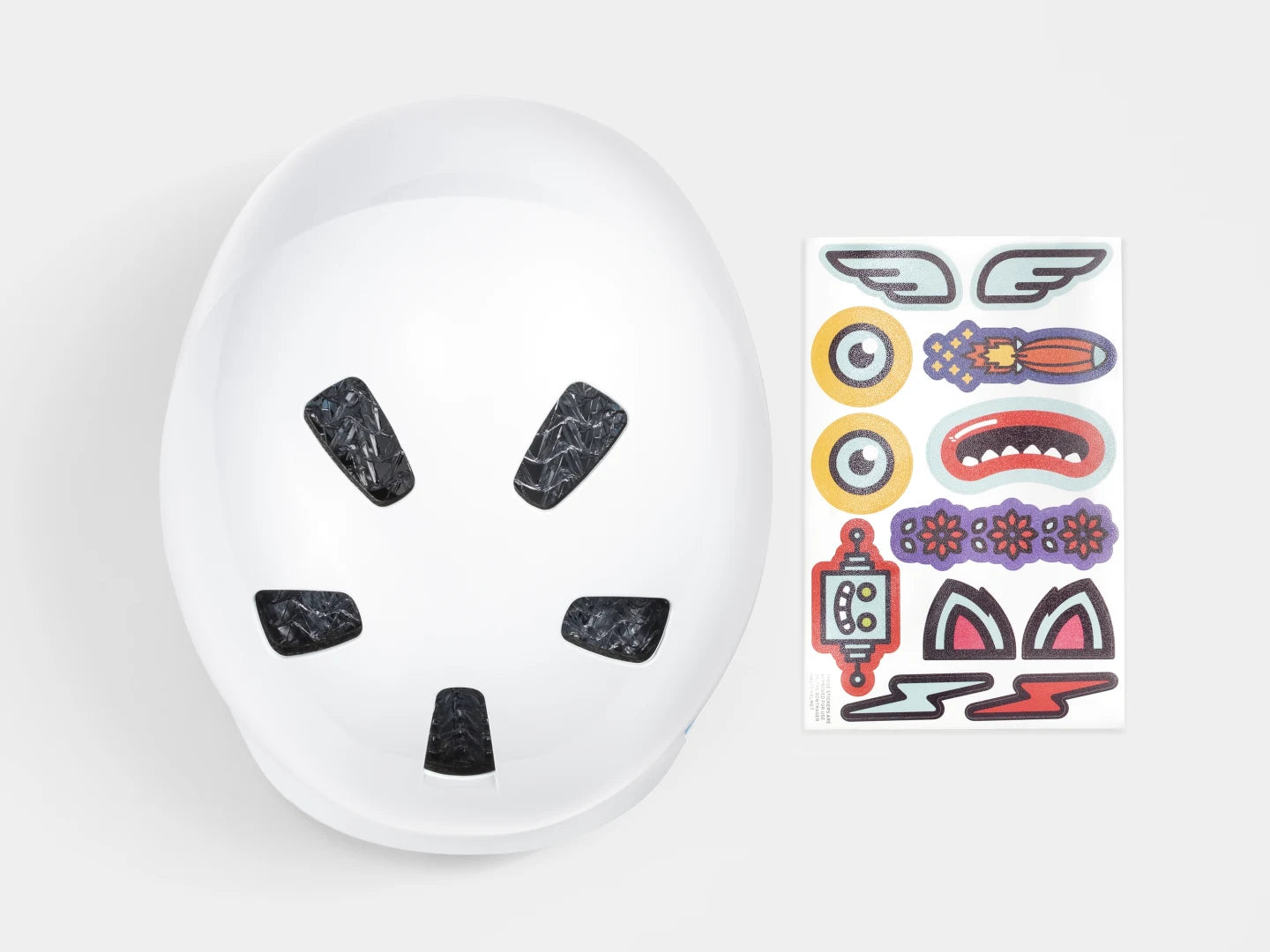 BONTRAGER JET WAVECEL UNI-SIZE KID'S HELMET WHITE/AZURE