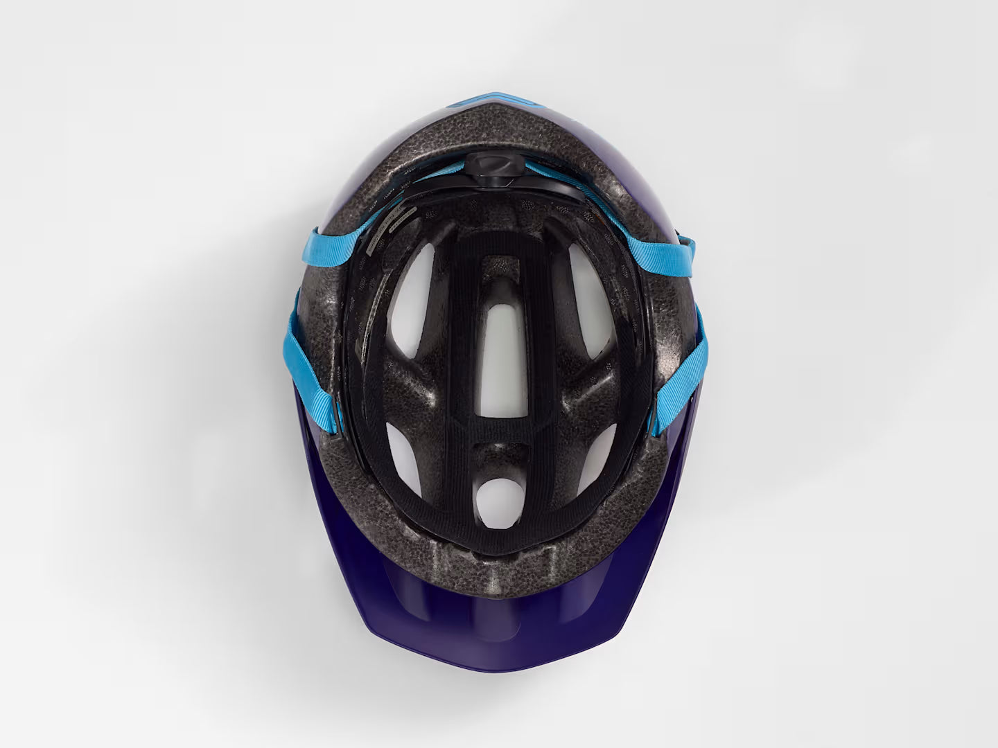 BONTRAGER TYRO CHILD HELMET METALLIC PURPLE ABYSS/AZURE