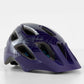 BONTRAGER TYRO CHILD HELMET METALLIC PURPLE ABYSS/AZURE