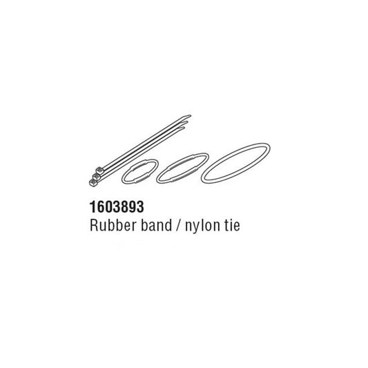 CATEYE STRADA SLIM CYCLE COMPUTER RUBBER BAND AND ZIP TIE FITTING KIT