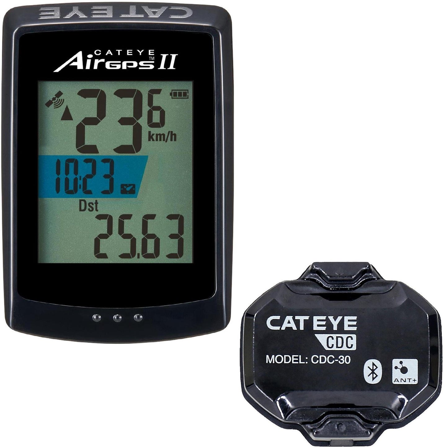 CATEYE AIR GPS 2 CYCLE COMPUTER WITH CADENCE SENSOR