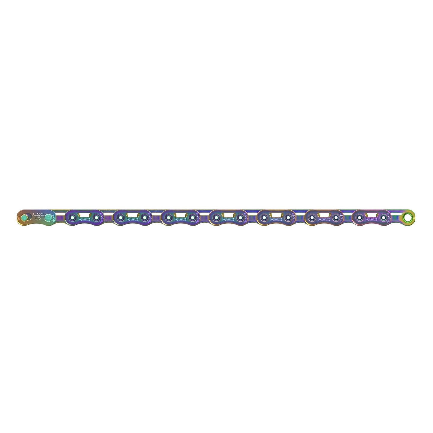 SRAM RED E1 FLATTOP 12-SPEED CHAIN RAINBOW