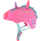 C-PREME RASKULLZ USB RECHARGEABLE LED FS CHILD HELMET UNISIZE 50-54cm SUPER RAINBOW CORN RAINBOW CORN
