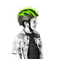 C-PREME RASKULLZ USB RECHARGEABLE LED FS CHILD UNISIZE HELMET 50-54cm BOLT