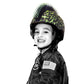 C-PREME RASKULLZ TODDLER HELMET UNISIZE 48-52cm T-REX BONEZ MOHAWK