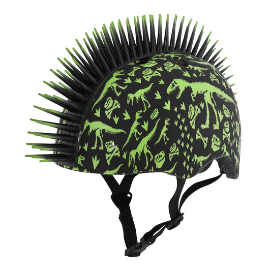 C-PREME RASKULLZ CHILD HELMET UNISIZE 50-54cm T-REX BONEZ MOHAWK