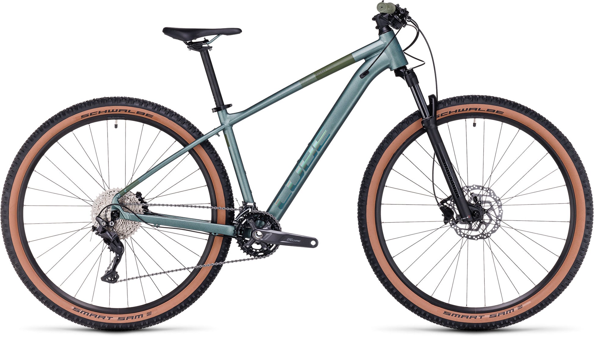 CUBE ACCESS WS RACE WOMEN'S HARDTAIL MTB BIKE 2023 SPARKGREEN 'N' OLIVE