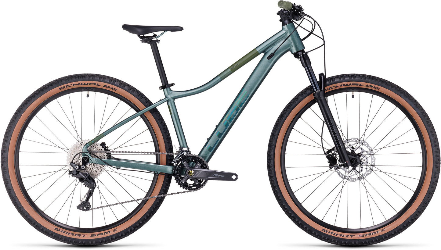 CUBE ACCESS WS RACE WOMEN'S HARDTAIL MTB BIKE 2023 SPARKGREEN 'N' OLIVE