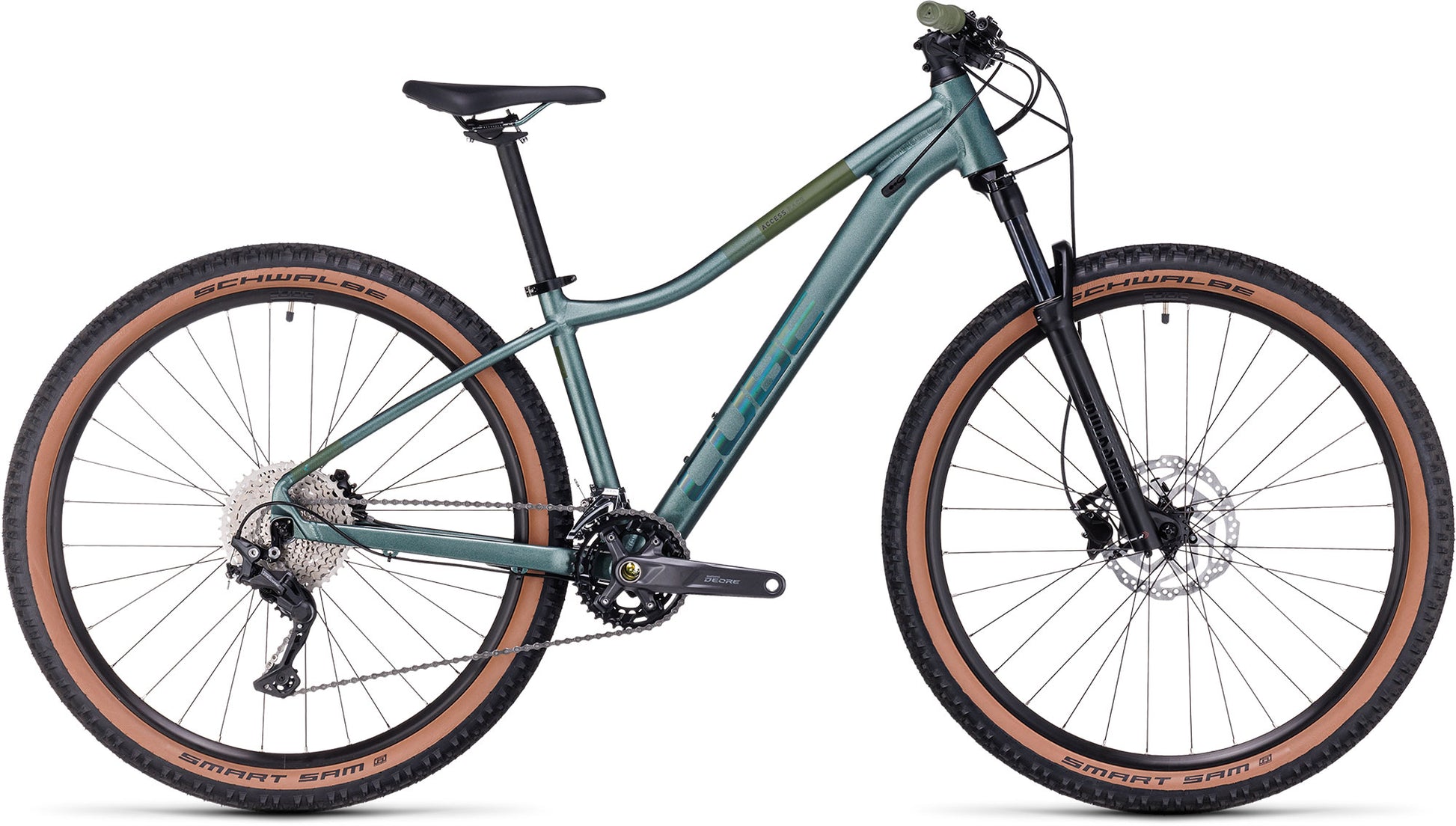 CUBE ACCESS WS RACE WOMEN'S HARDTAIL MTB BIKE 2023 SPARKGREEN 'N' OLIVE