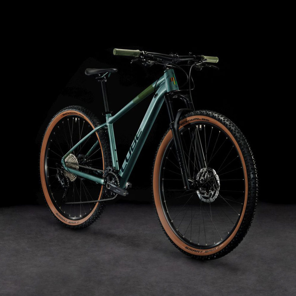 CUBE ACCESS WS RACE WOMEN'S HARDTAIL MTB BIKE 2023 SPARKGREEN 'N' OLIVE