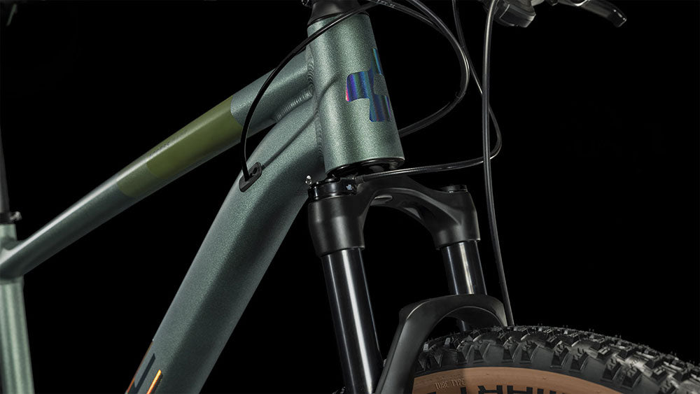CUBE ACCESS WS RACE WOMEN'S HARDTAIL MTB BIKE 2023 SPARKGREEN 'N' OLIVE