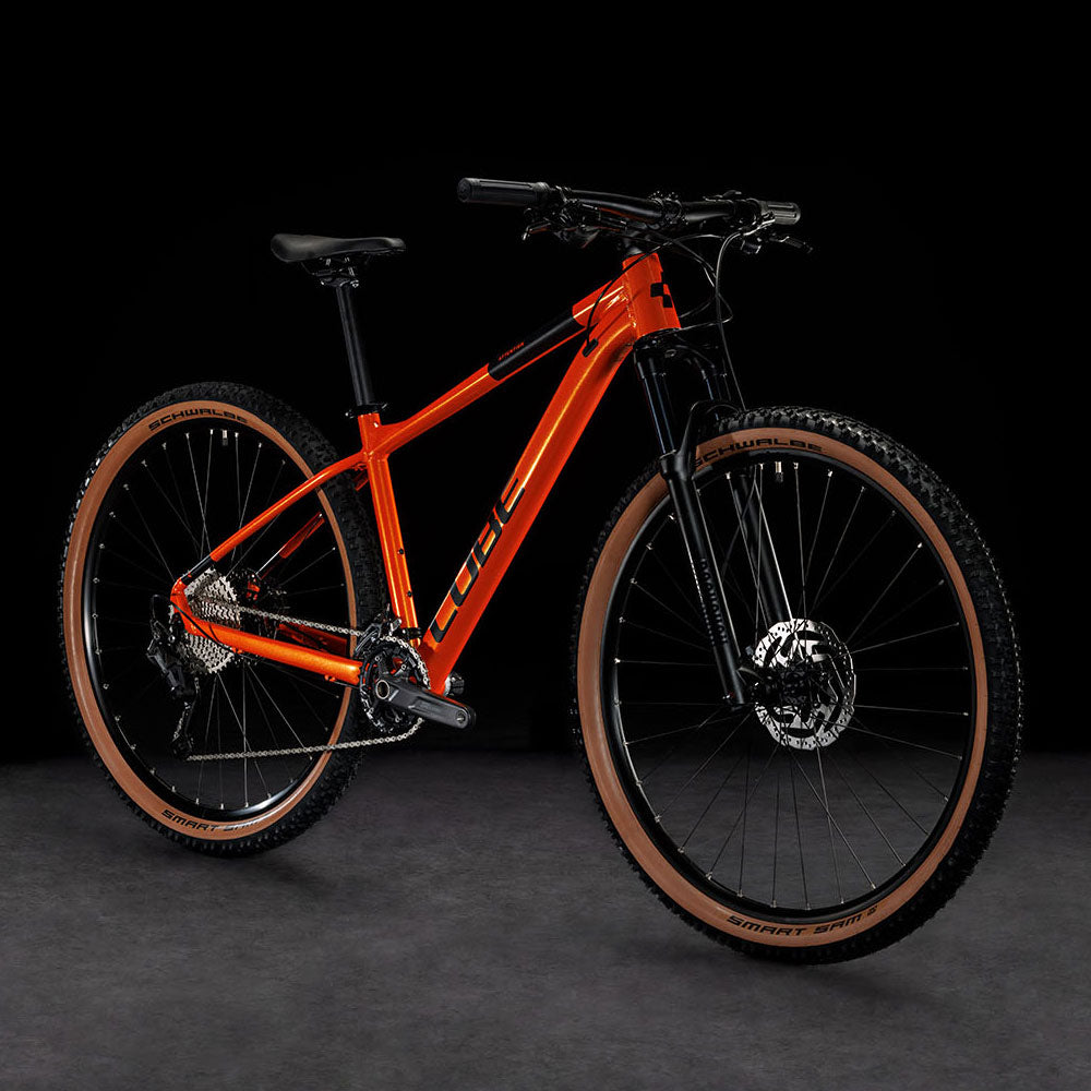 CUBE ATTENTION HARDTAIL MTB BIKE 2023 - FIREORANGE´N´BLACK