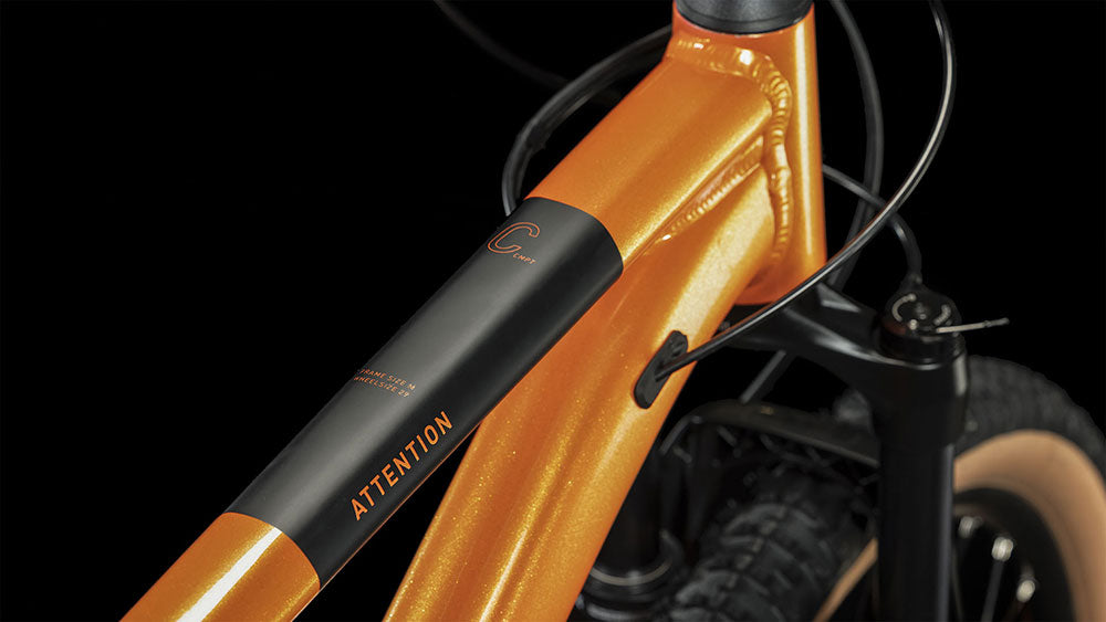 CUBE ATTENTION HARDTAIL MTB BIKE 2023 FIREORANGE´N´BLACK