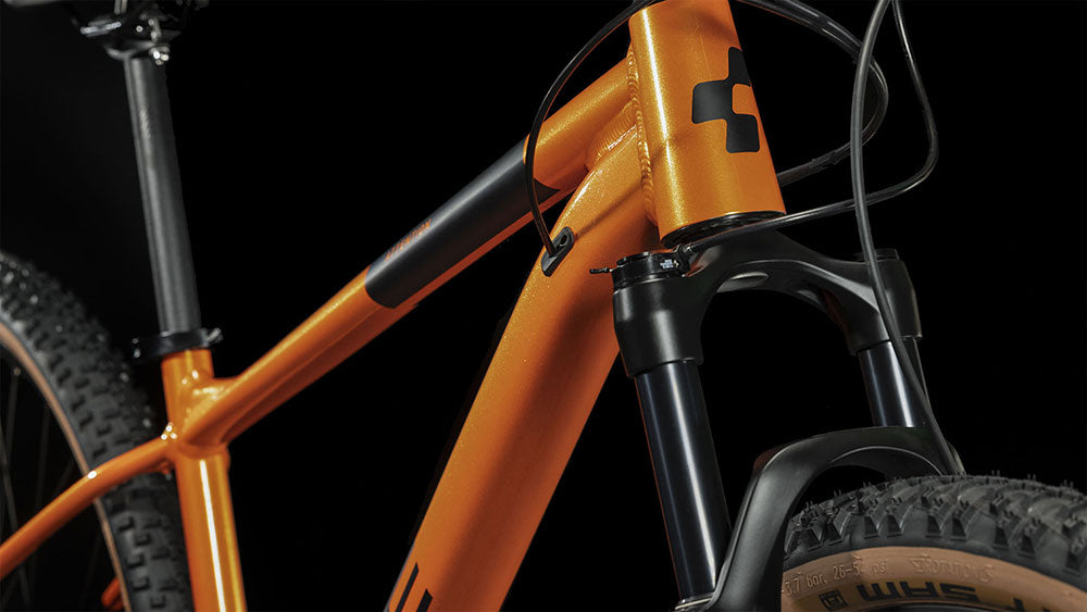 CUBE ATTENTION HARDTAIL MTB BIKE 2023 FIREORANGE´N´BLACK