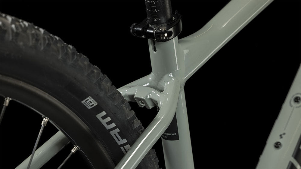 CUBE ATTENTION HARDTAIL MTB BIKE 2023 - SWAMPGREY´N´BLACK