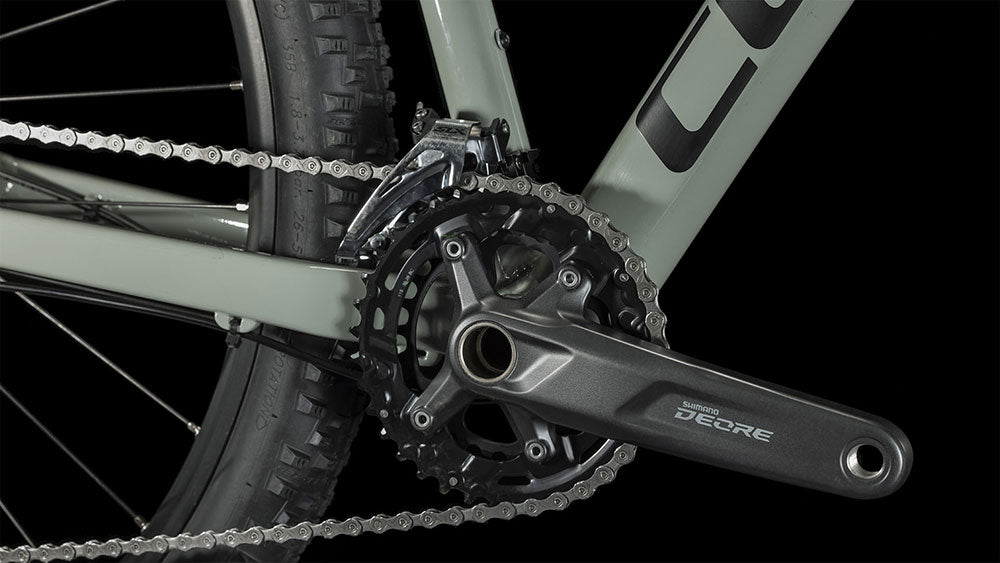 CUBE ATTENTION HARDTAIL MTB BIKE 2023 SWAMPGREY´N´BLACK