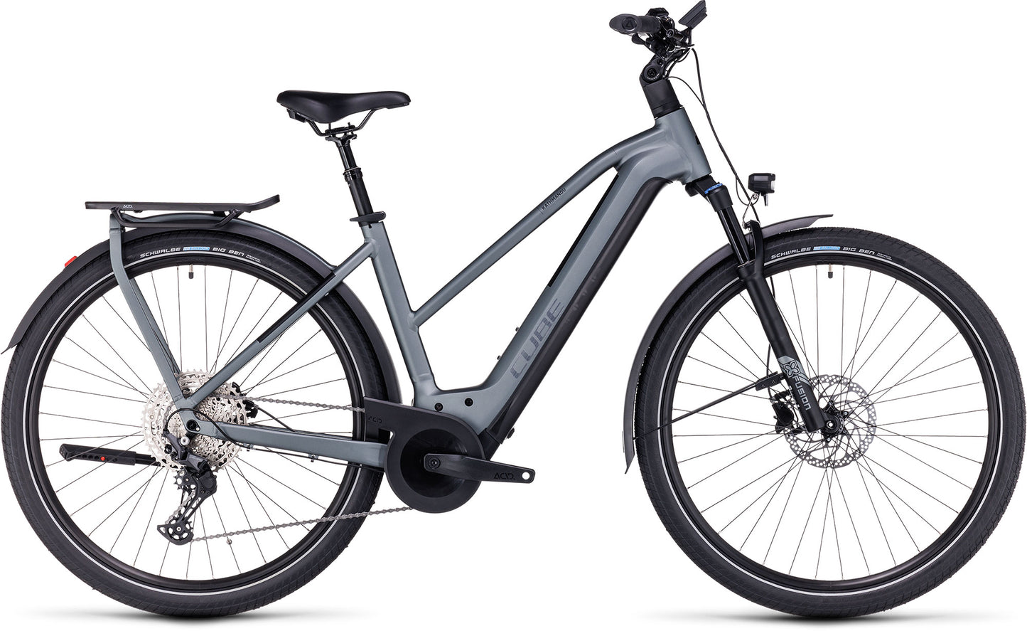 CUBE KATHMANDU HYBRID PRO 750 LADY E-MTB BIKE 2023 - FLASHGREY 'N' METAL