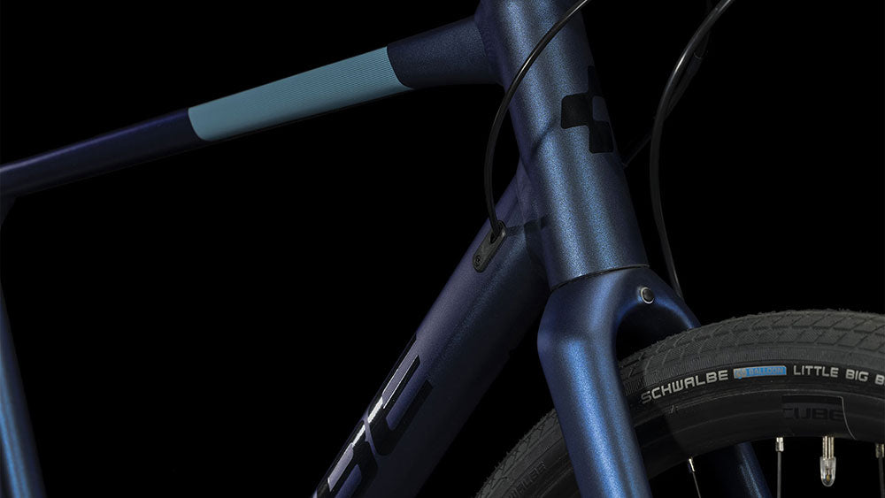 CUBE NULANE GRAVEL BIKE 2023 VELVETBLUE 'N' BLACK