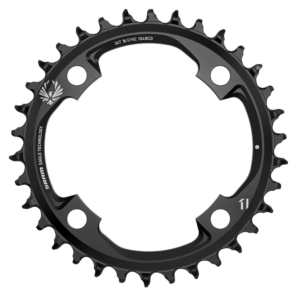 SRAM X-SYNC EAGLE 12-SPEED CHAINRING 34T 104mm