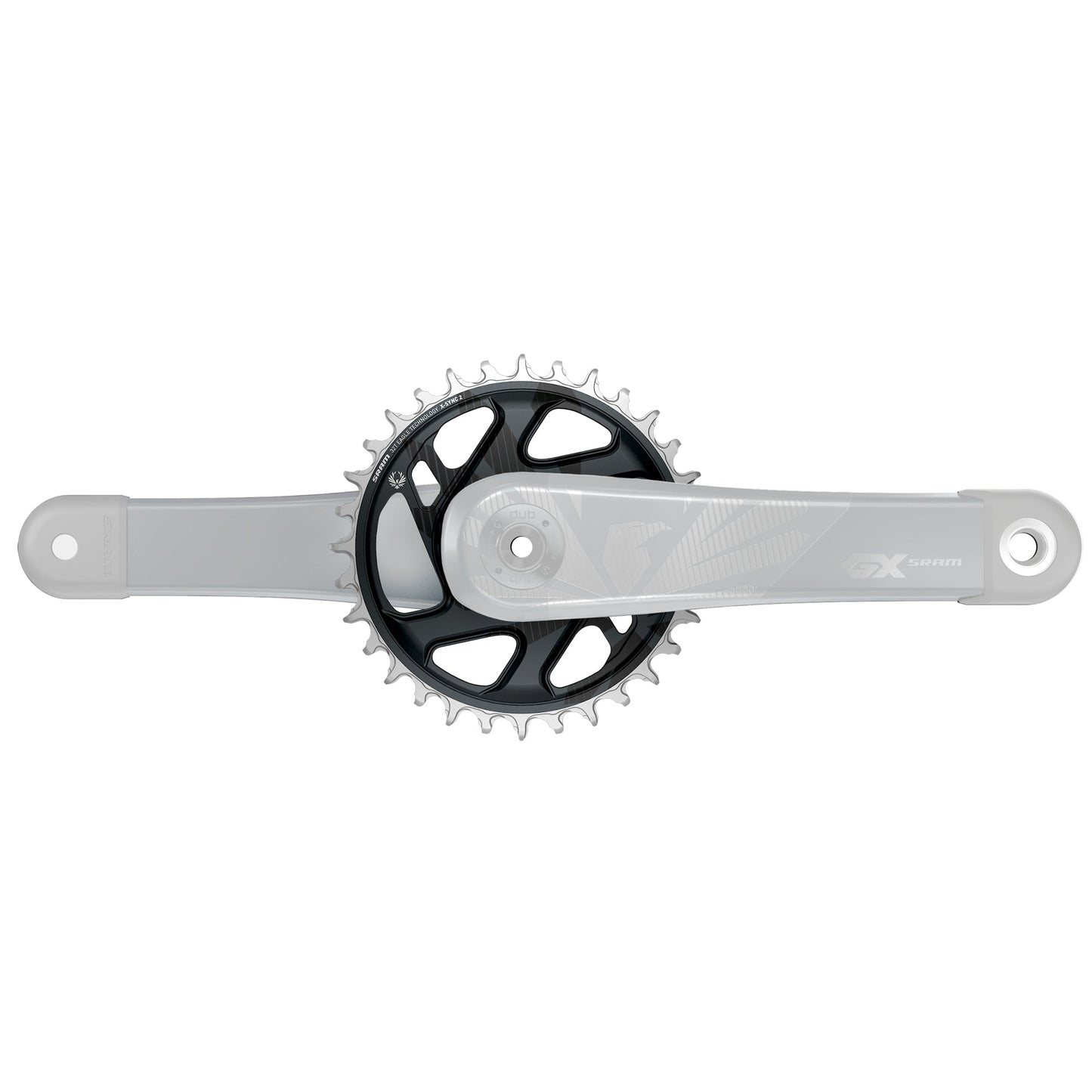 SRAM CHAIN X-SYNC 2 EAGLE CF 6mm OFFSET CHAINRING