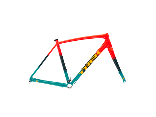 TREK CROCKETT DISC CYCLOCROSS FRAMESET 2024 RADIACTIVE RED TO NAVY TO TEAL FADE