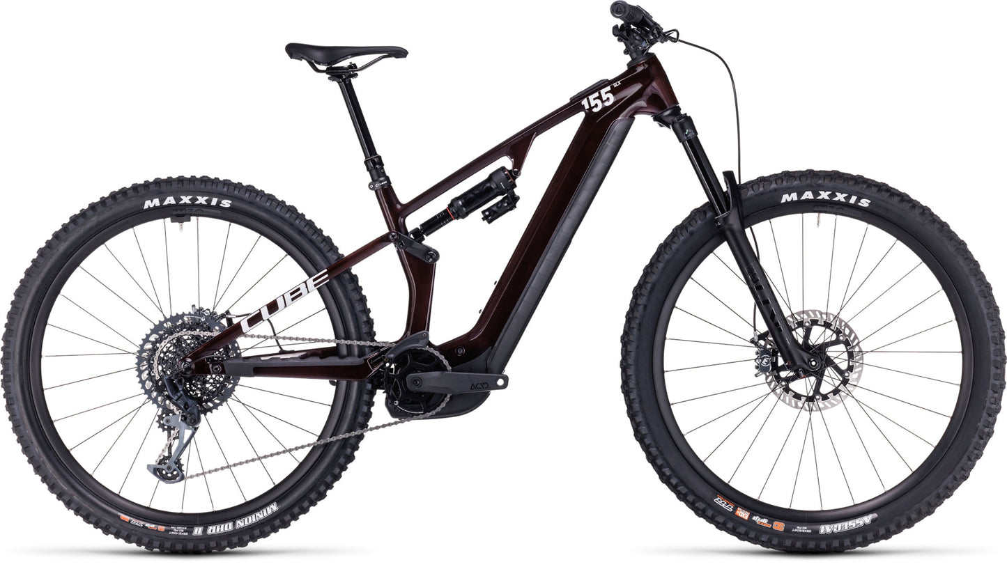 CUBE STEREO HYBRID ONE55 C:68X SLX 750 29 e-MTB BIKE 2024 LIQUIDRED 'N' CARBON