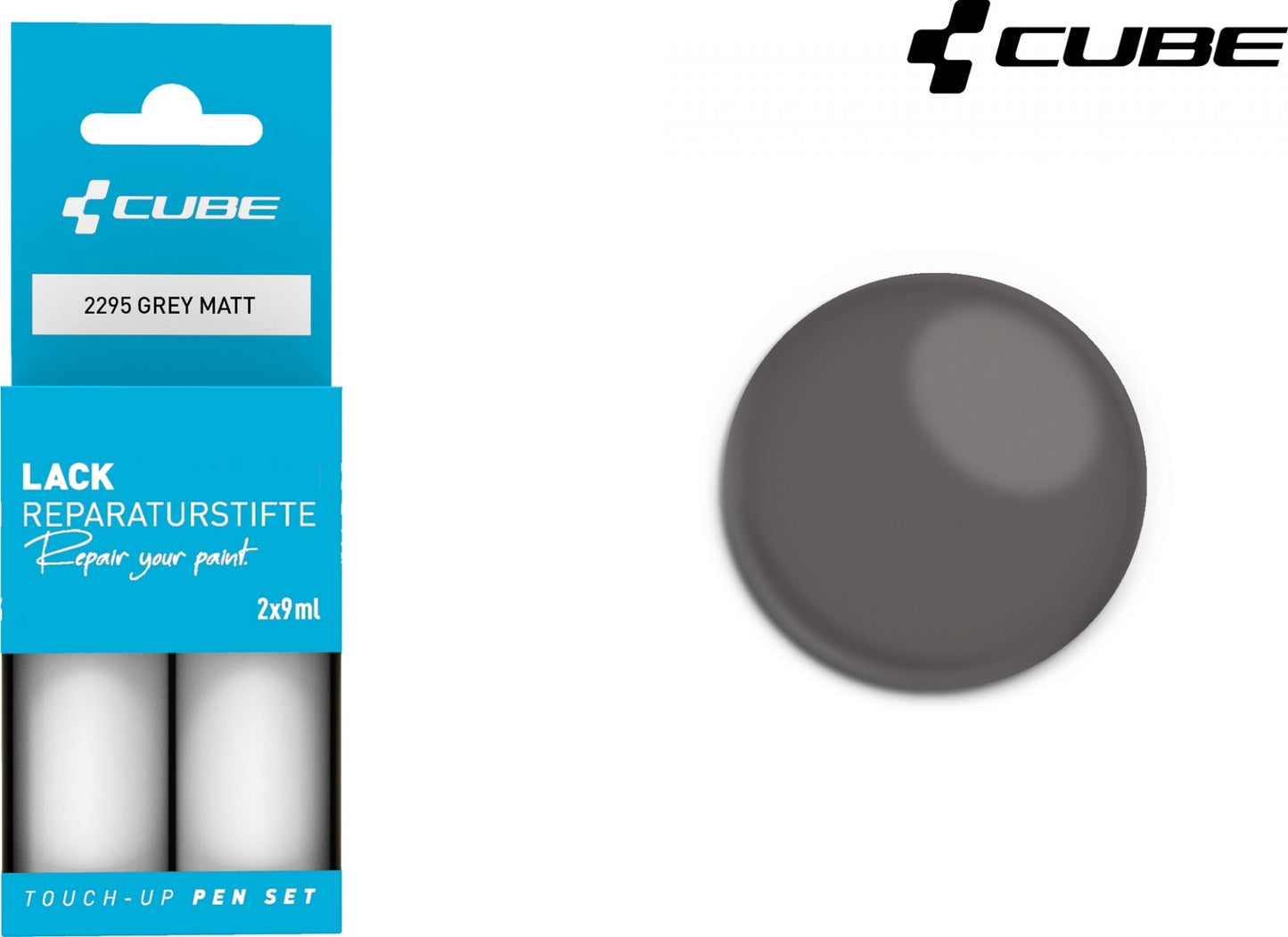 CUBE TOUCH-UP PAINT PEN MATT GREY 2295