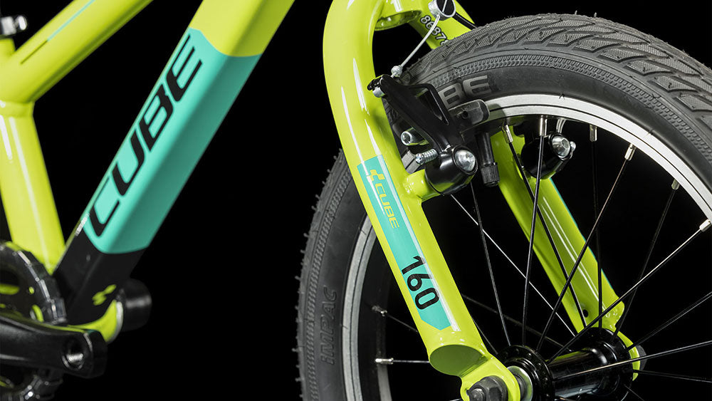 CUBE CUBIE 160  RT KID'S BIKE 2023 GREEN 'N' BLACK