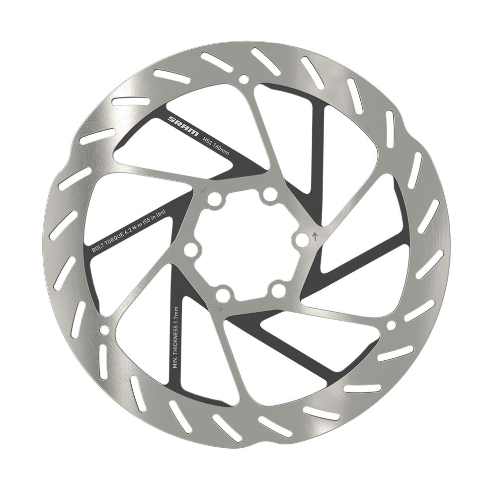 SRAM HS2 ROUNDED 6-BOLT DISC ROTOR