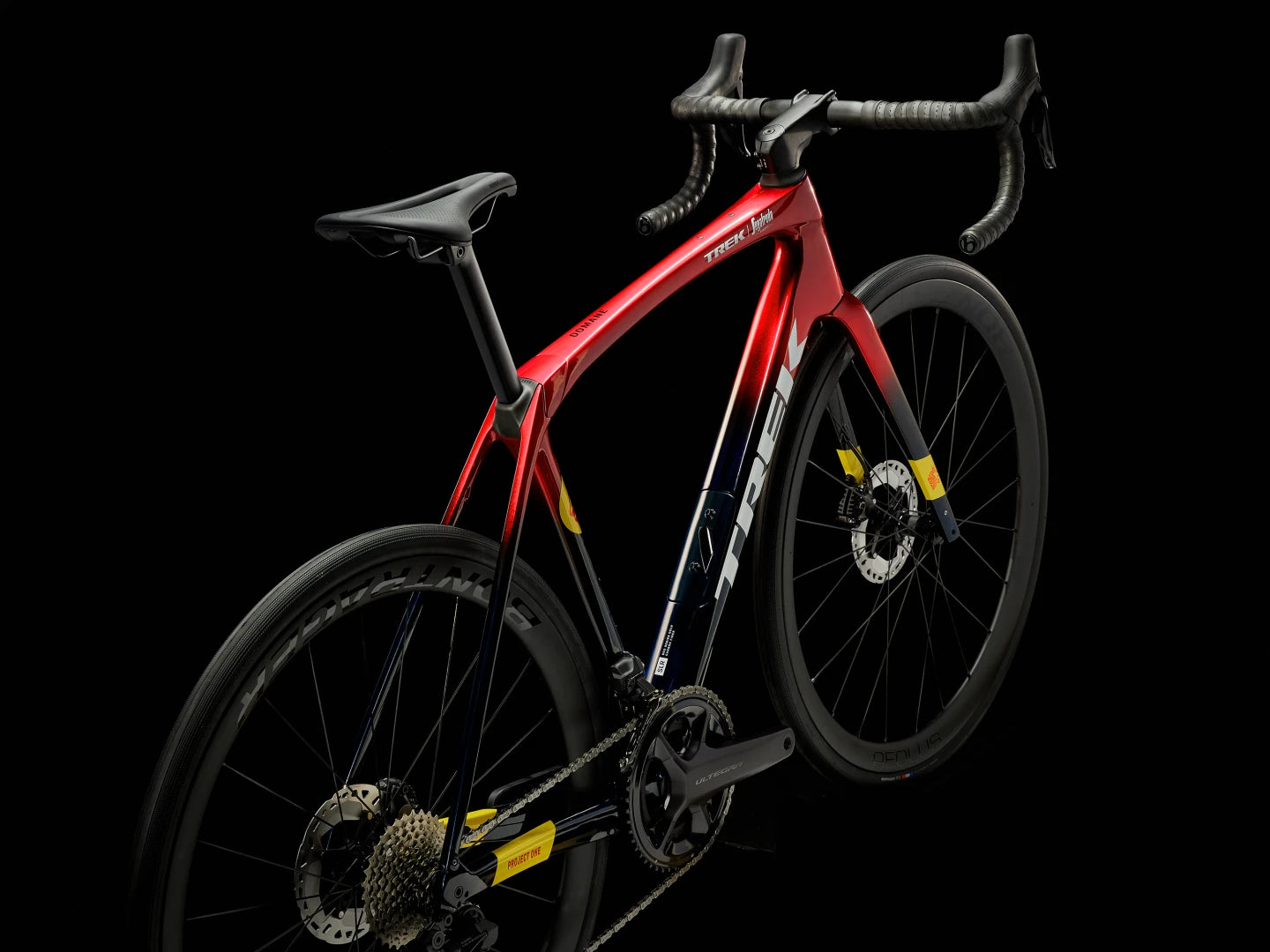 TREK DOMANE SLR 7 GEN 4 ROAD BIKE 2024 METALLIC RED SMOKE TO BLUE SMOKE FADE - ONE OFF