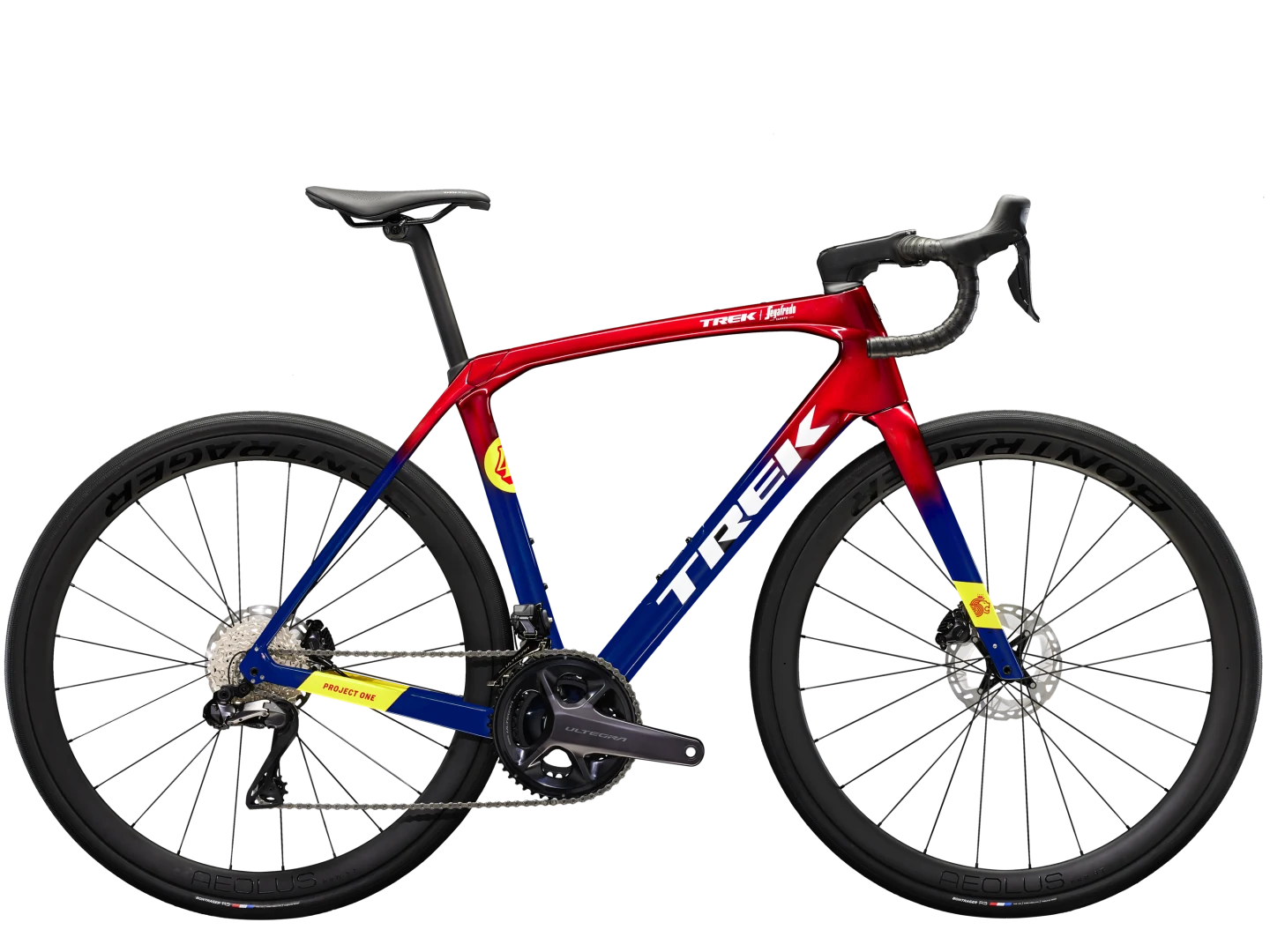 TREK DOMANE SLR 7 GEN 4 ROAD BIKE 2024 METALLIC RED SMOKE TO BLUE SMOKE FADE - ONE OFF